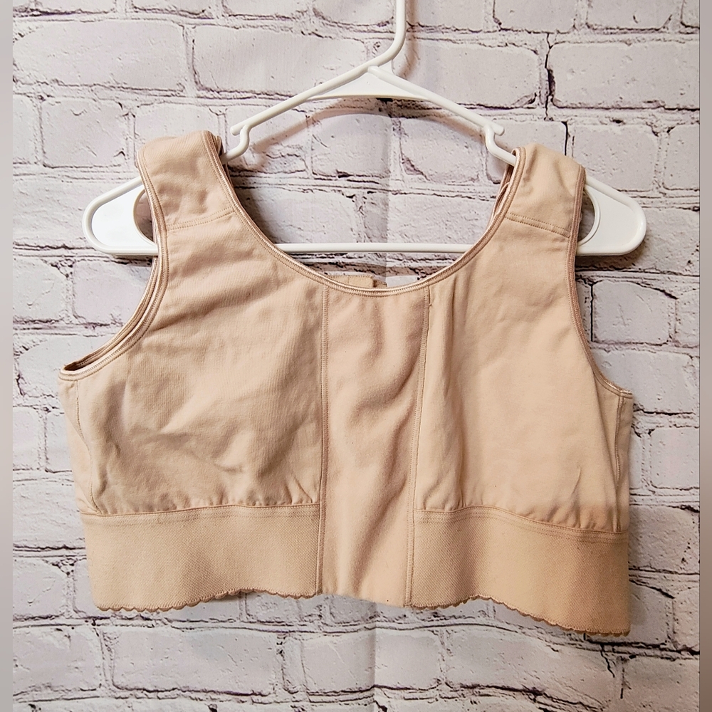 Compression Zip Wire Free Surgical Bra 44 NM ABC American Breast Care